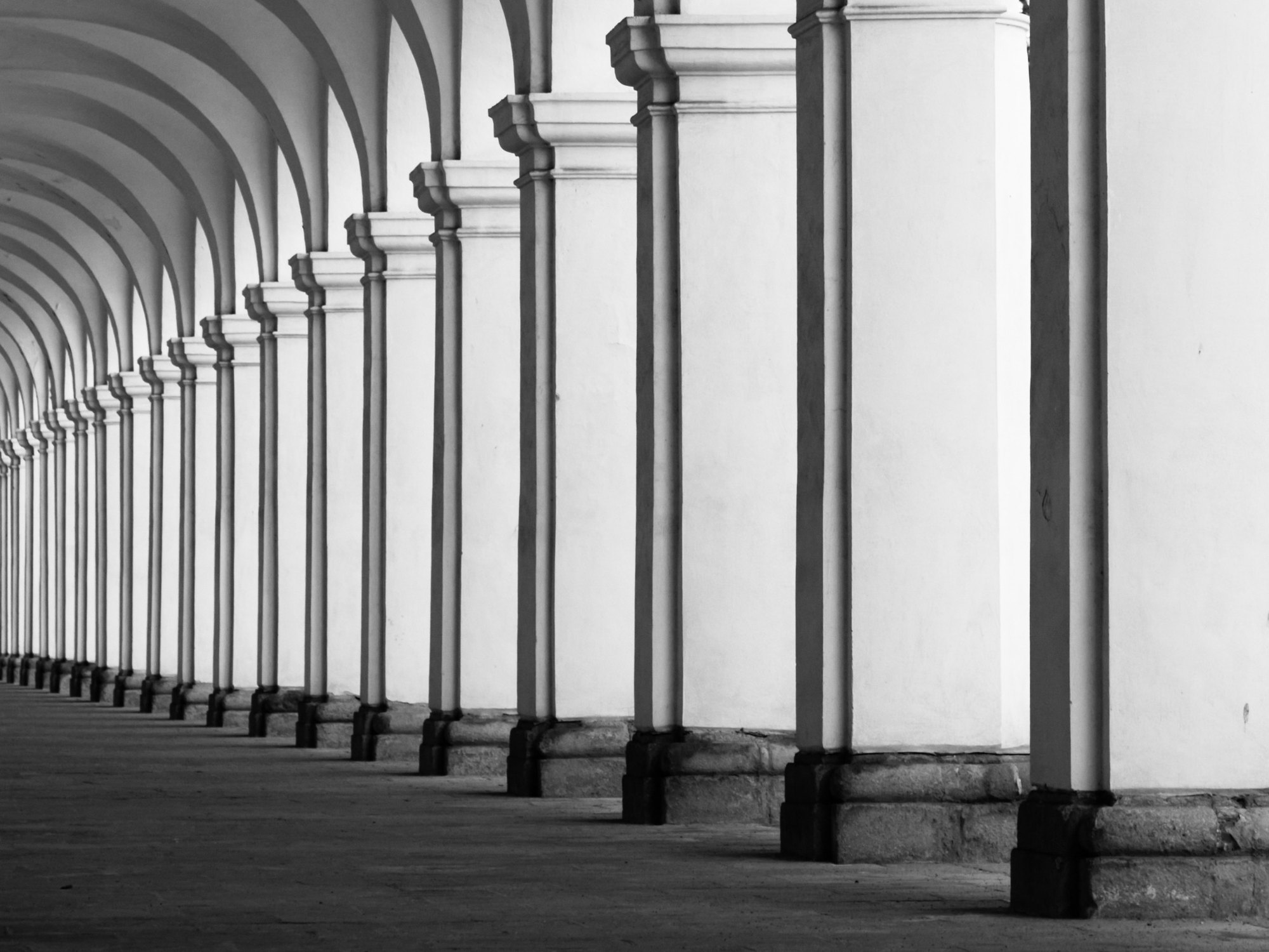 Architektonische Säulenstruktur
